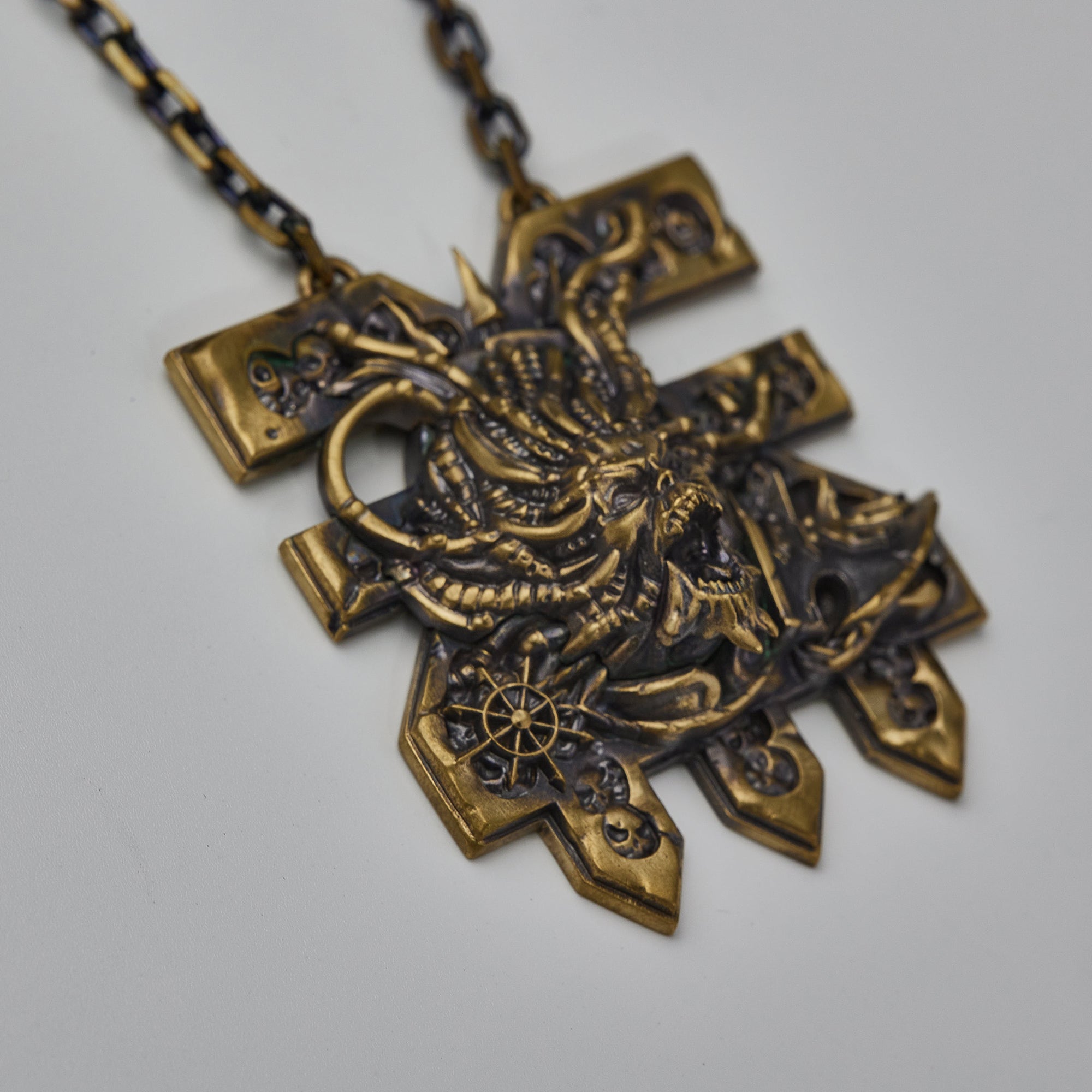 Warhammer 40K World Eaters Chaos Space Marine Wrath of Angron Pendant by Starforged